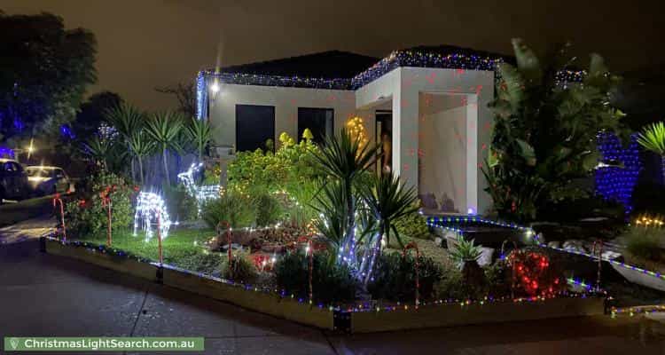 Christmas Light display at 1 Hargood Place, Cranbourne East