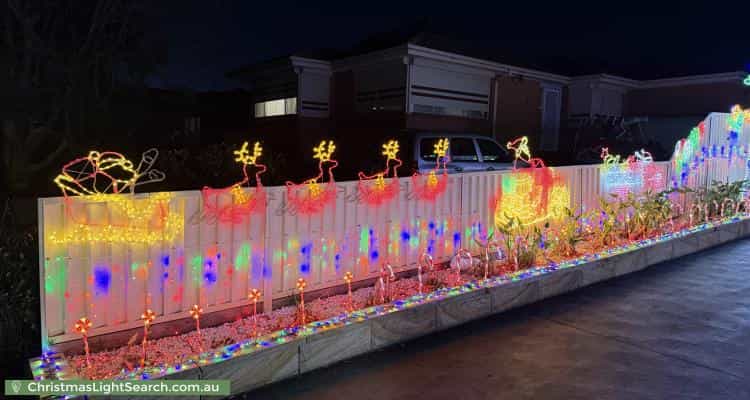 Christmas Light display at 16 Baden Street, Greystanes