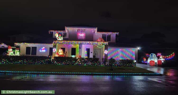 Christmas Light display at 10 Burnham Drive, Hoppers Crossing