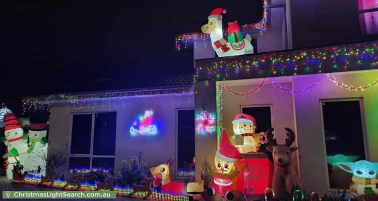 Christmas Light display at 10 Burnham Drive, Hoppers Crossing