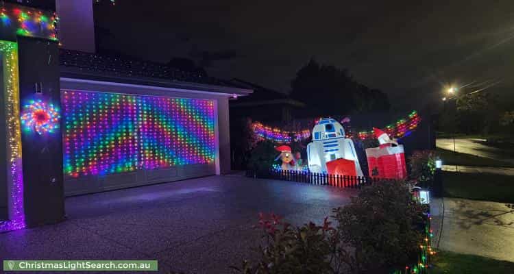 Christmas Light display at 10 Burnham Drive, Hoppers Crossing