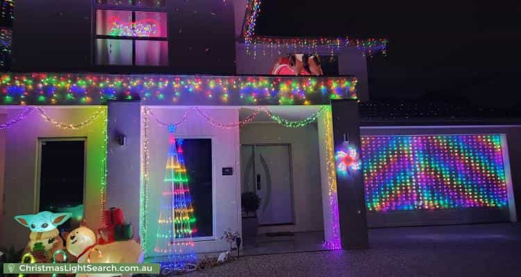 Christmas Light display at 10 Burnham Drive, Hoppers Crossing
