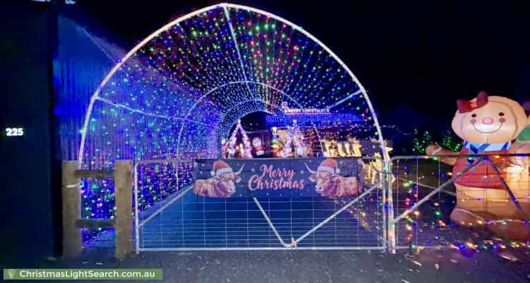 Christmas Light display at 225 Brownes Road, Coolup