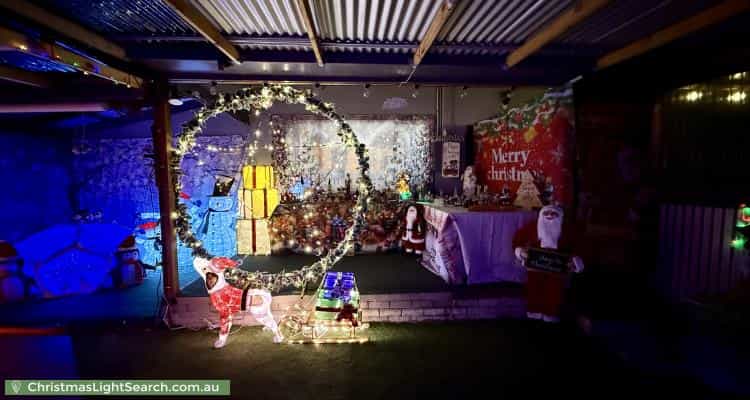 Christmas Light display at 225 Brownes Road, Coolup