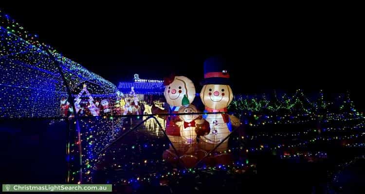 Christmas Light display at 225 Brownes Road, Coolup