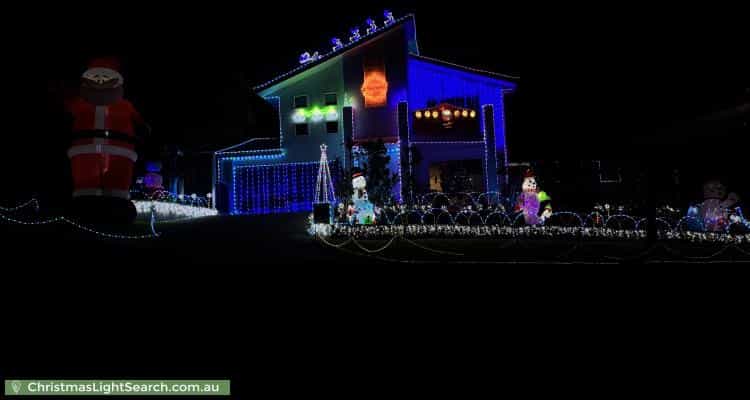 Christmas Light display at 5 Wendy Court, Upper Coomera