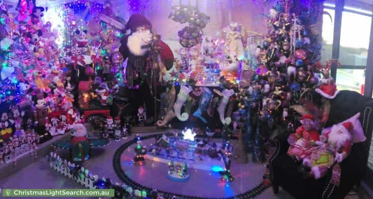 Christmas Light display at 6 Carter Crescent, Padstow Heights