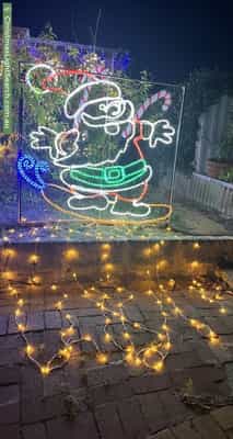 Christmas Light display at 6 Norco Way, Bayswater