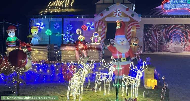 Christmas Light display at 6 Norco Way, Bayswater