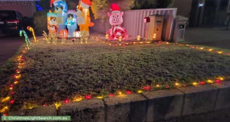 Christmas Light display at 16 Comet Street, Dudley Park