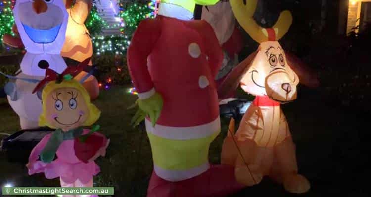 Christmas Light display at 3 Walters Court, Mount Barker