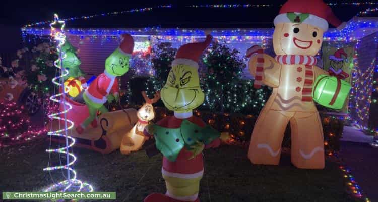 Christmas Light display at 3 Walters Court, Mount Barker