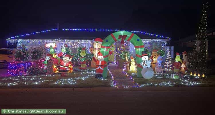 Christmas Light display at 3 Walters Court, Mount Barker