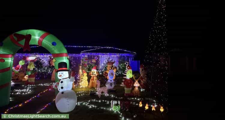 Christmas Light display at 3 Walters Court, Mount Barker