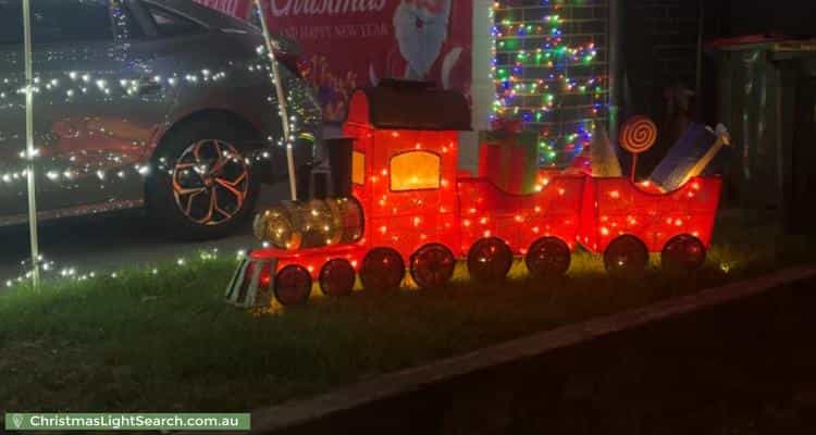 Christmas Light display at 83 Explorer Street, Gregory Hills