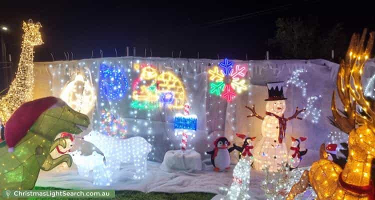 Christmas Light display at 7 Farr Court, Daisy Hill