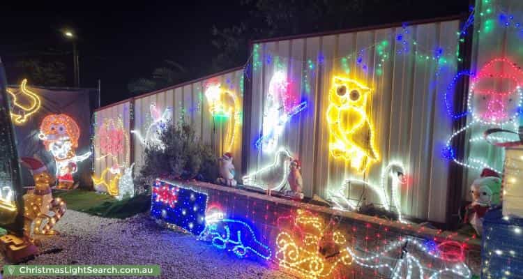 Christmas Light display at 7 Farr Court, Daisy Hill