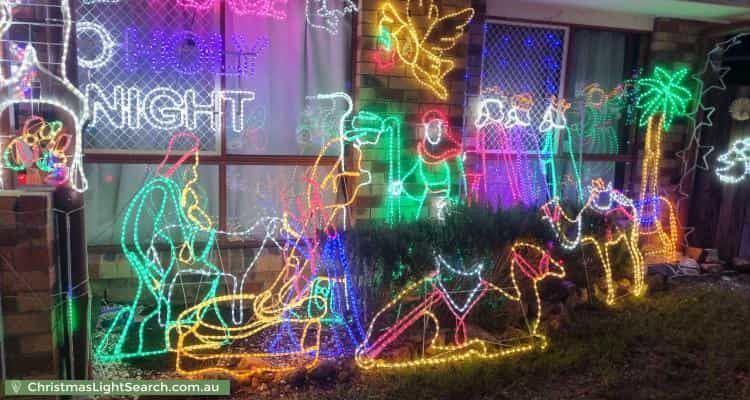 Christmas Light display at 7 Farr Court, Daisy Hill