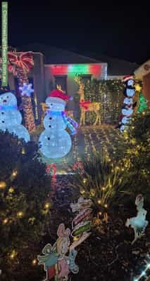 Christmas Light display at 61 Heritage Park Drive, Baldivis