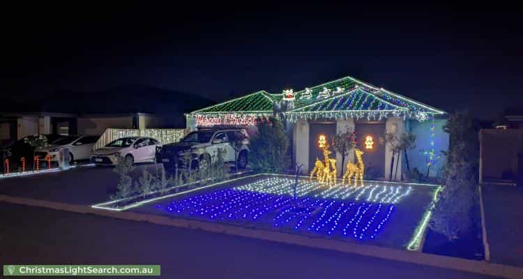 Christmas Light display at 5 Manar way, Byford