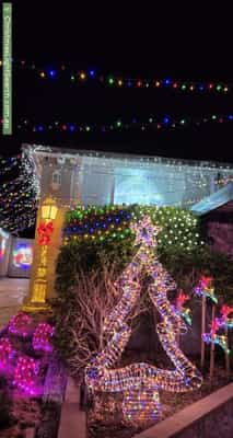 Christmas Light display at  5 Bernard Avenue, Bardwell Park