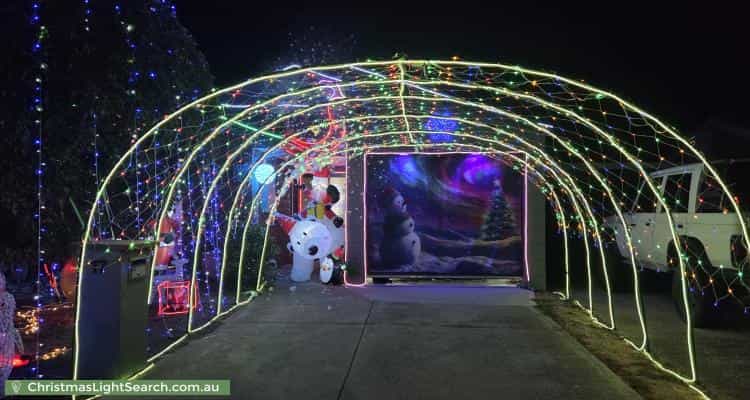 Christmas Light display at 17 Mundawari Circuit, Ngunnawal