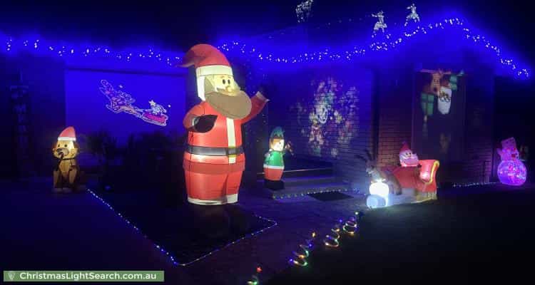 Christmas Light display at 17 Erong Avenue, Gilles Plains