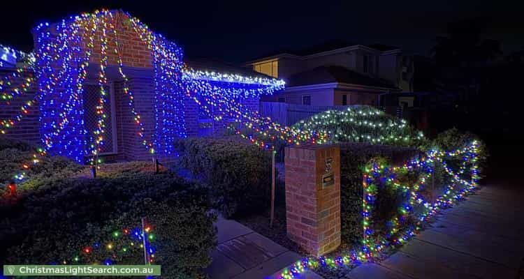 Christmas Light display at 5 Jenolan Street, Harrison