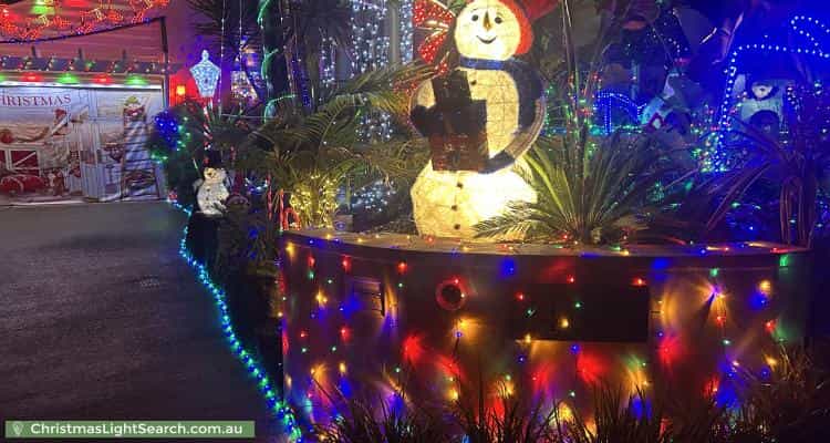 Christmas Light display at 24 Barker Drive, Mooroolbark