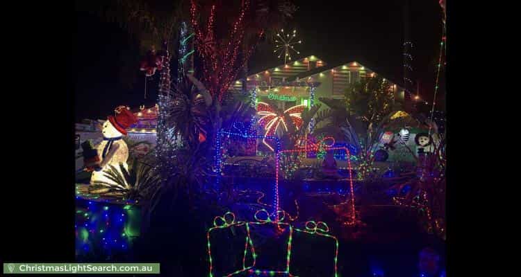 Christmas Light display at 24 Barker Drive, Mooroolbark