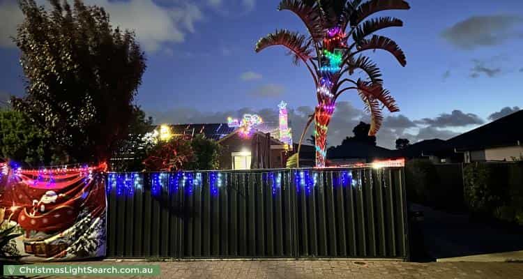 Christmas Light display at 119 Raglan Avenue, South Plympton