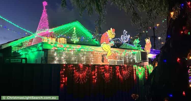 Christmas Light display at 119 Raglan Avenue, South Plympton
