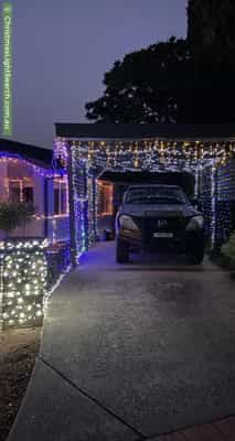 Christmas Light display at 1 Shiers Place, Scullin