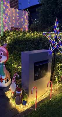 Christmas Light display at  Ceres Way, Box Hill