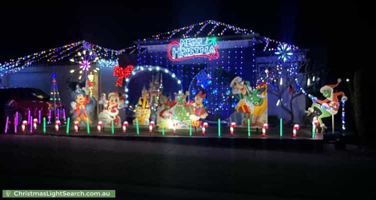 Christmas Light display at 10 Marabou Street, Baldivis