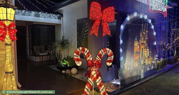 Christmas Light display at 10 Marabou Street, Baldivis