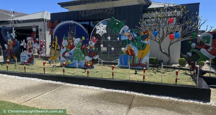 Christmas Light display at 10 Marabou Street, Baldivis