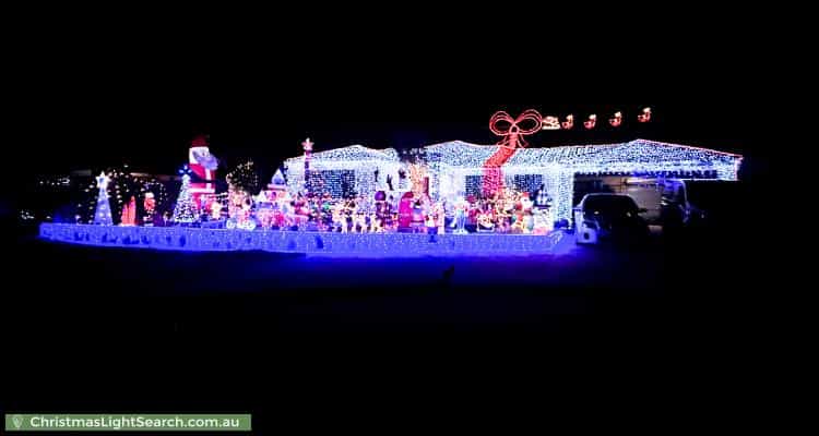 Christmas Light display at  Tomas View, Clarkson