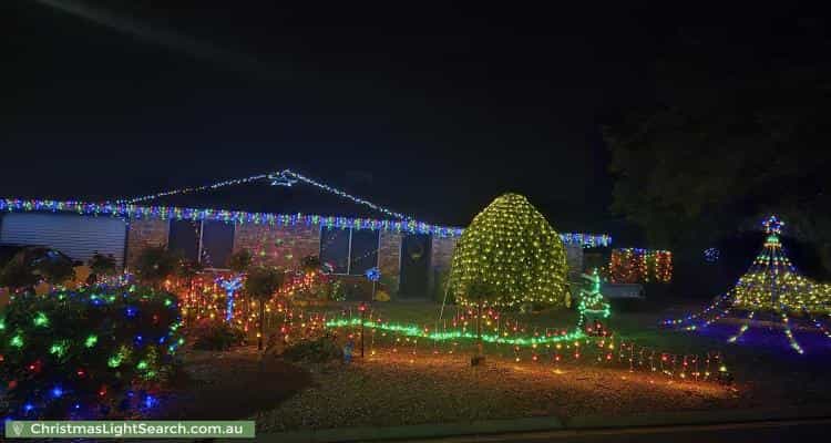 Christmas Light display at  Ina Close, Craigmore