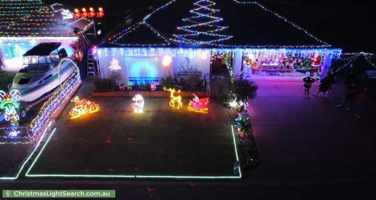 Christmas Light display at 6 Blackberry Ramble, Byford