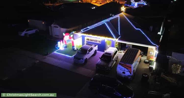 Christmas Light display at 6 Blackberry Ramble, Byford