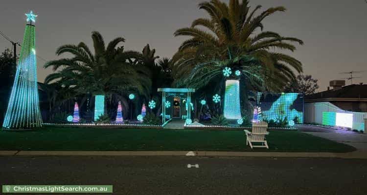 Christmas Light display at 11 Damon Street, Singleton