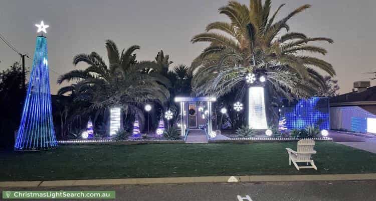 Christmas Light display at 11 Damon Street, Singleton