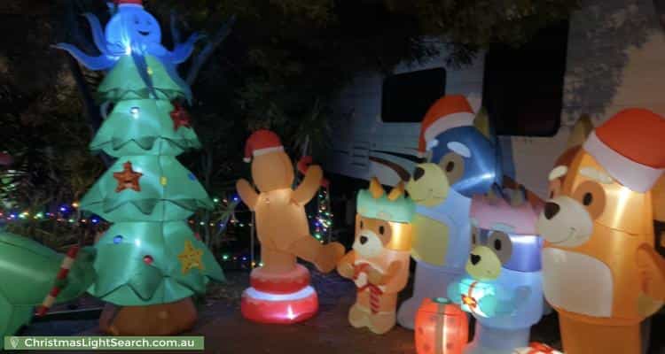 Christmas Light display at 5 Kiah Court, Kingsley