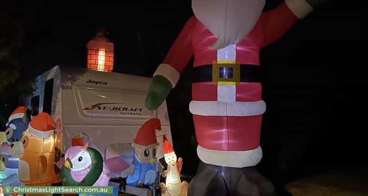 Christmas Light display at 5 Kiah Court, Kingsley