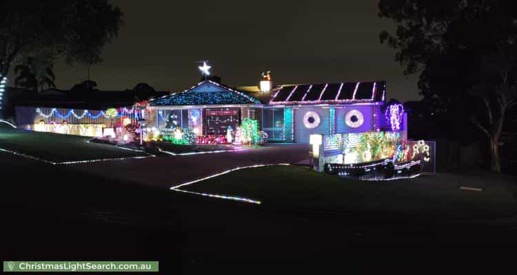 Christmas Light display at 2 Keon Place, Quakers Hill