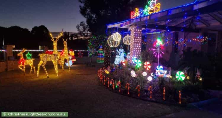 Christmas Light display at 35 Barrett-Lennard Parade, Winthrop