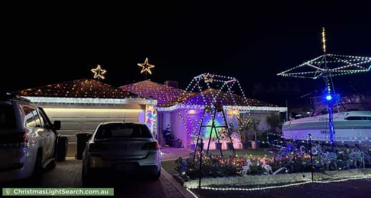 Christmas Light display at 8 Blackberry Ramble, Byford