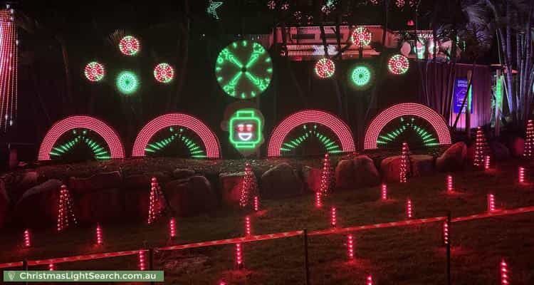 Christmas Light display at 4 Burwick Close, Middle Park