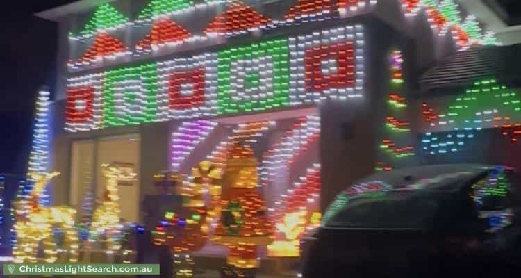 Christmas Light display at  Shaw Road, Officer